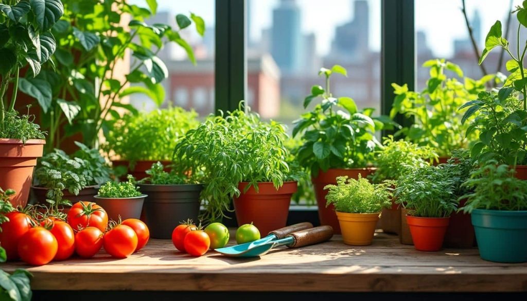 apprenez à créer facilement un potager sur votre balcon en ville. découvrez nos conseils et astuces pour cultiver vos légumes et herbes aromatiques dans un jardin urbain, même avec peu d’espace !