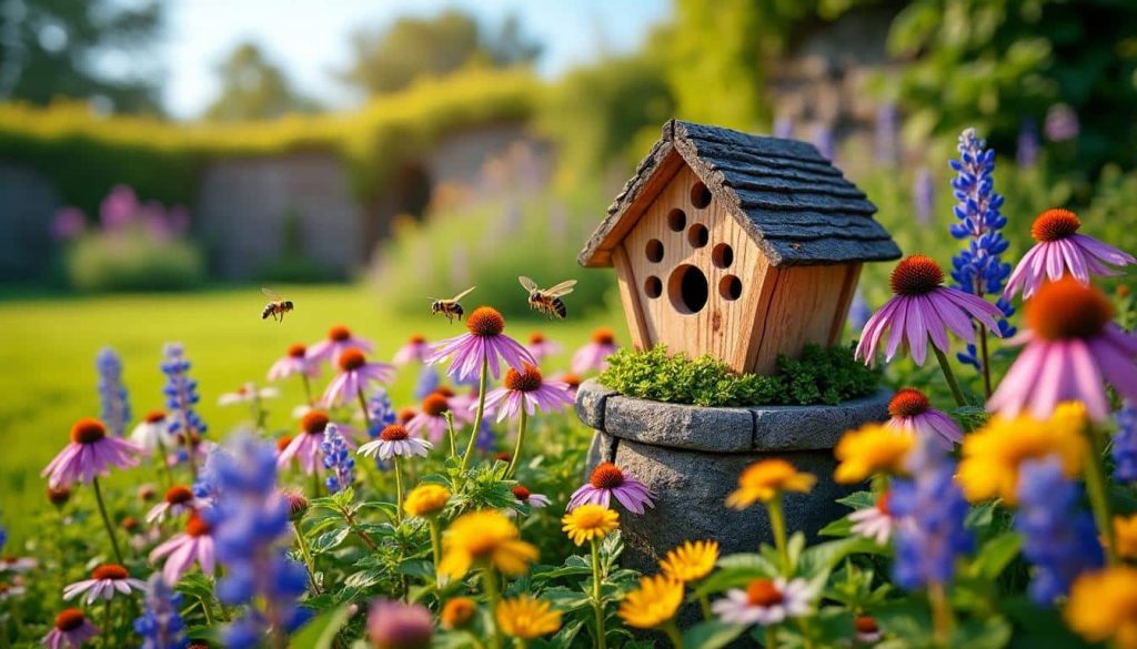 découvrez comment un jardin écologique contribue à la protection et à la survie des abeilles en favorisant un environnement naturel et respectueux de la biodiversité.