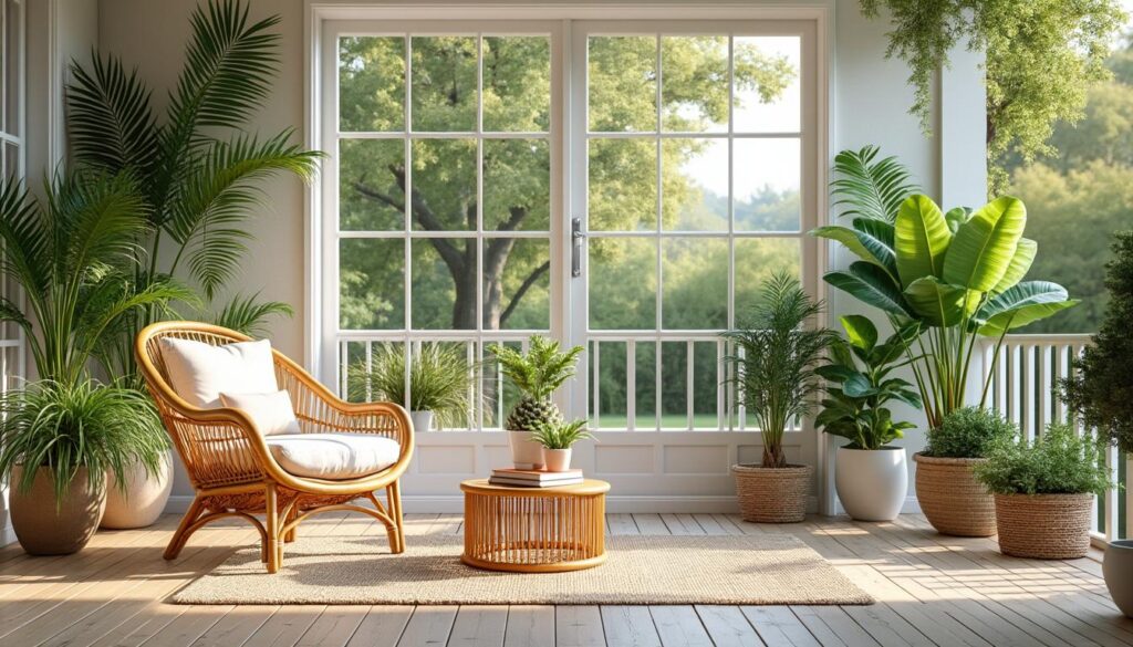 découvrez comment le meuble en rotin transforme votre véranda en un espace chaleureux et naturel, alliant élégance et confort pour une ambiance relaxante.