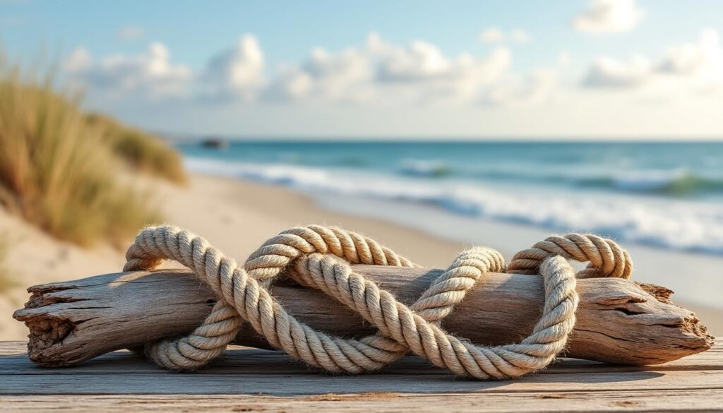 découvrez comment la décoration extérieure maritime intègre le bois flotté et les cordages pour créer une ambiance naturelle et authentique inspirée de la mer.