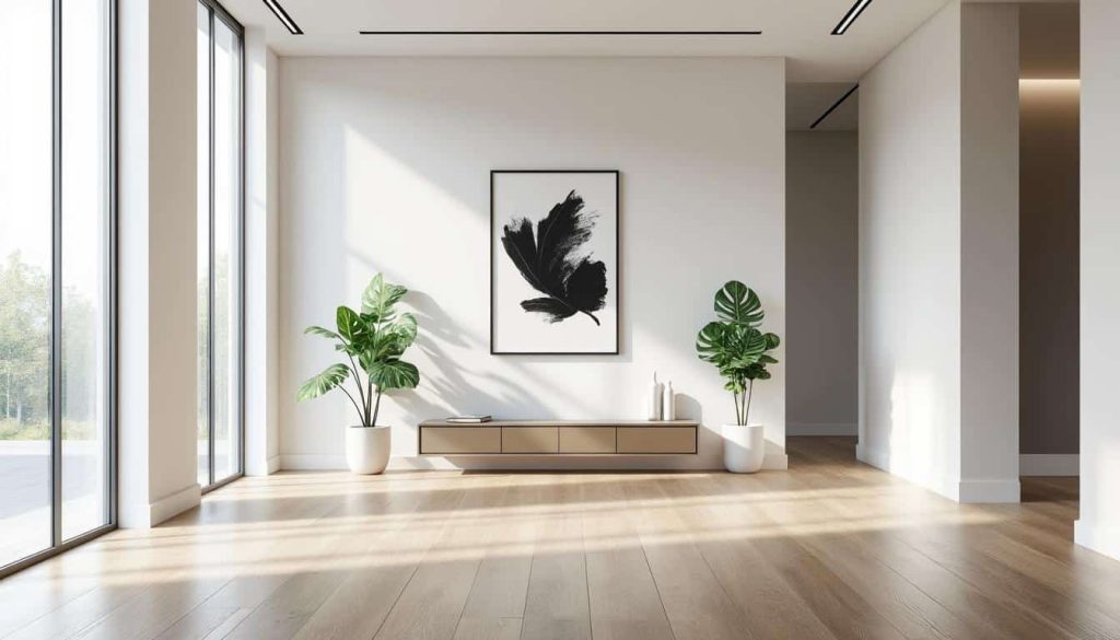 découvrez comment une décoration intérieure spacieuse optimise l'espace en évitant l'encombrement des couloirs pour un intérieur harmonieux et fonctionnel.