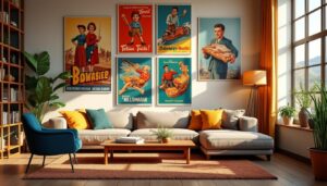 découvrez comment la décoration vintage met en valeur votre intérieur grâce à des affiches publicitaires anciennes, apportant charme et nostalgie à votre espace.