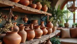 découvrez la beauté unique de la décoration artisanale avec des poteries faites à la main, alliant tradition et originalité pour sublimer votre intérieur.