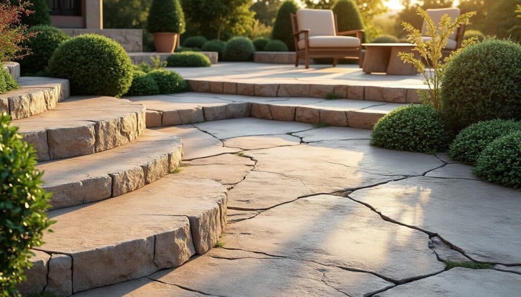 découvrez la décoration extérieure minérale avec des dalles en pierre naturelle, alliant élégance et durabilité pour sublimer vos espaces extérieurs.