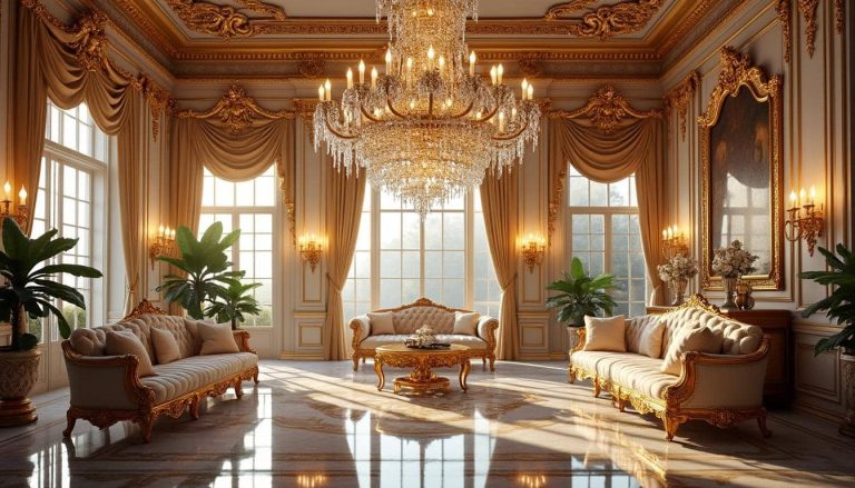 découvrez comment la décoration intérieure baroque sublime vos espaces avec des lustres à pampilles en cristal, ajoutant élégance et raffinement à votre intérieur.