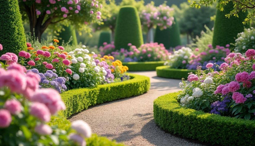découvrez comment le jardin anglais met en valeur des massifs de fleurs foisonnants pour créer un espace naturel et harmonieux, riche en couleurs et en textures.