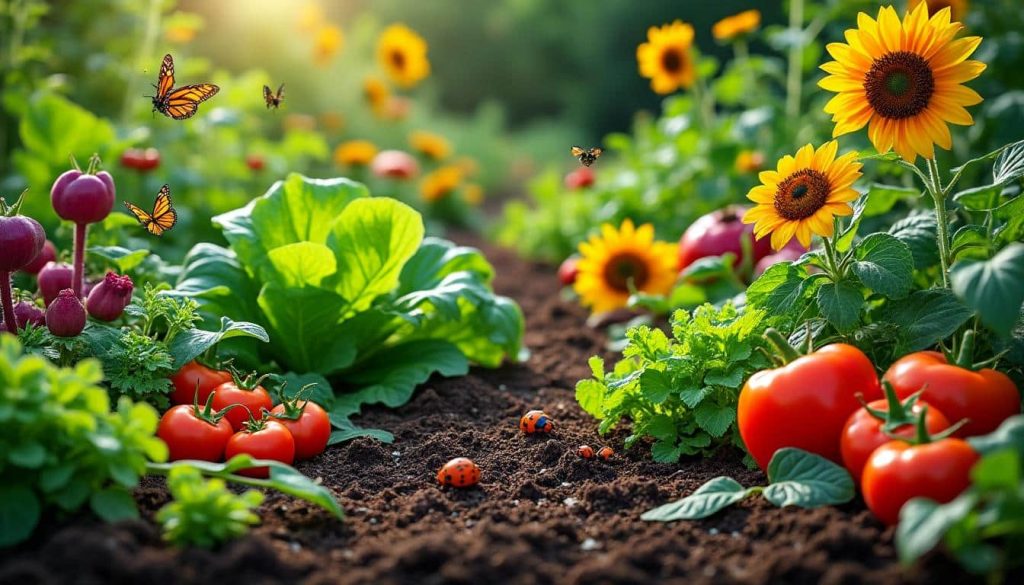 découvrez comment un jardin bio élimine l'usage des pesticides chimiques pour favoriser une croissance naturelle et respectueuse de l'environnement.