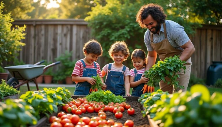 découvrez comment un jardin nourricier bio peut diminuer les dépenses alimentaires des familles tout en offrant des aliments sains et naturels.