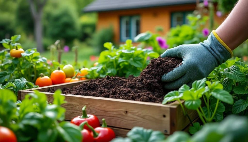 découvrez comment le jardin nourricier valorise le compost produit à la maison pour enrichir la terre et favoriser une culture écologique et durable.