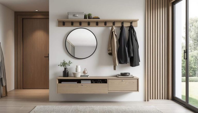 découvrez comment un meuble compact peut optimiser l'aménagement d'une entrée étroite en alliant praticité et design pour un espace fonctionnel et esthétique.