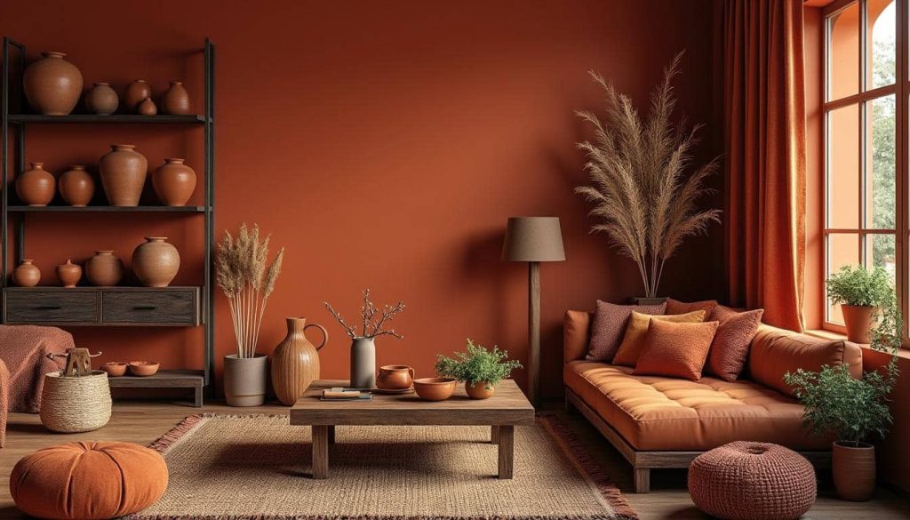 découvrez comment créer une décoration intérieure chaleureuse en utilisant des tons de terre cuite pour apporter confort et convivialité à votre espace.