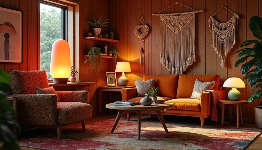 découvrez comment la décoration intérieure vintage intègre des lampes des années 70 pour créer une ambiance rétro unique et chaleureuse dans votre maison.