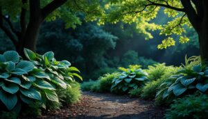 découvrez comment le jardin d'ombre utilise les hostas pour apporter couleur et vie aux coins sombres de votre jardin, créant ainsi un espace ombragé et attrayant.