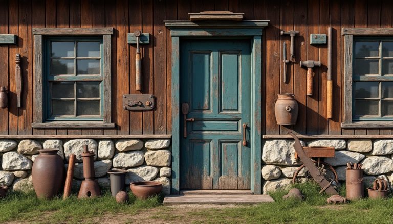 découvrez comment intégrer des vieux outils dans votre décoration extérieure rustique pour un charme authentique et chaleureux.