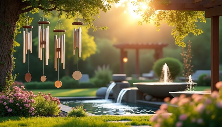 découvrez comment la décoration extérieure sonore, avec des carillons et des fontaines, transforme vos espaces extérieurs en havres de paix et de sérénité grâce aux doux sons apaisants.