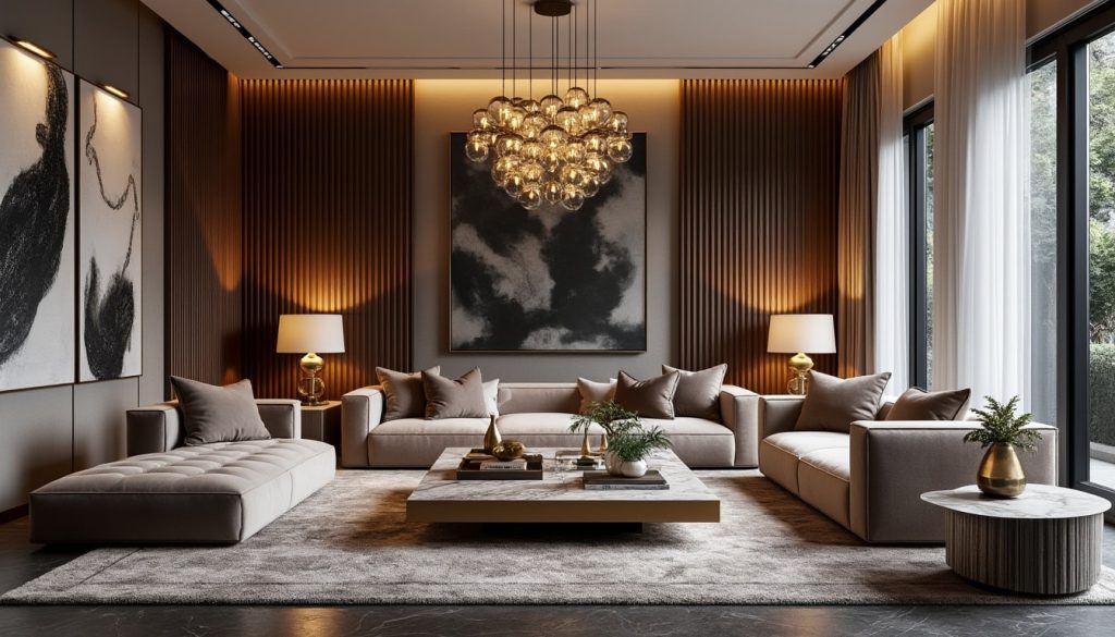 découvrez comment la décoration intérieure luxueuse sublime vos espaces grâce à des luminaires de créateurs uniques et élégants, alliant design et raffinement.