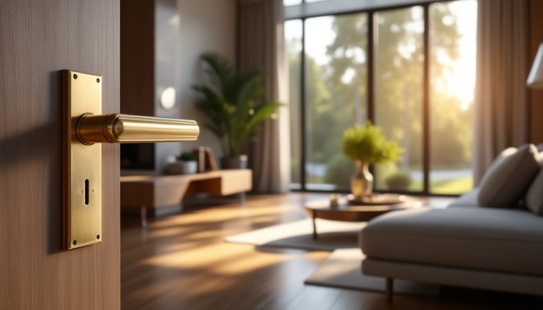 découvrez comment la décoration intérieure raffinée s'harmonise parfaitement avec des poignées de porte en laiton, alliant élégance et durabilité pour sublimer votre intérieur.