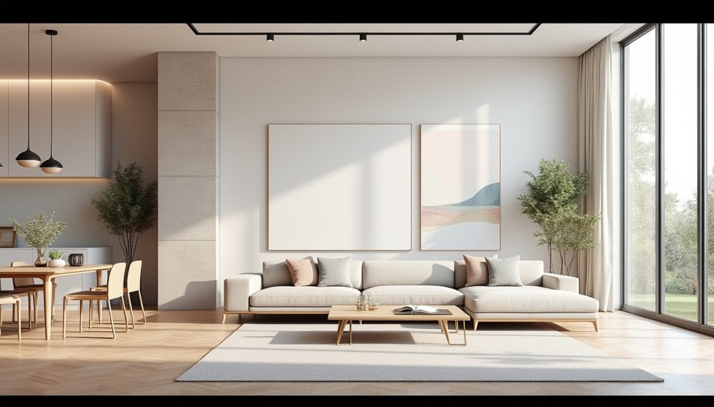 découvrez comment la décoration intérieure spacieuse met en valeur les meubles à pieds fins pour créer un espace élégant, aérien et harmonieux.