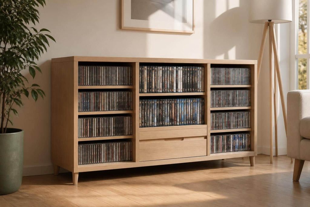 découvrez comment organiser efficacement votre collection de médias en la rangeant dans un meuble spécialement conçu pour les cd et dvd, alliant praticité et esthétique.
