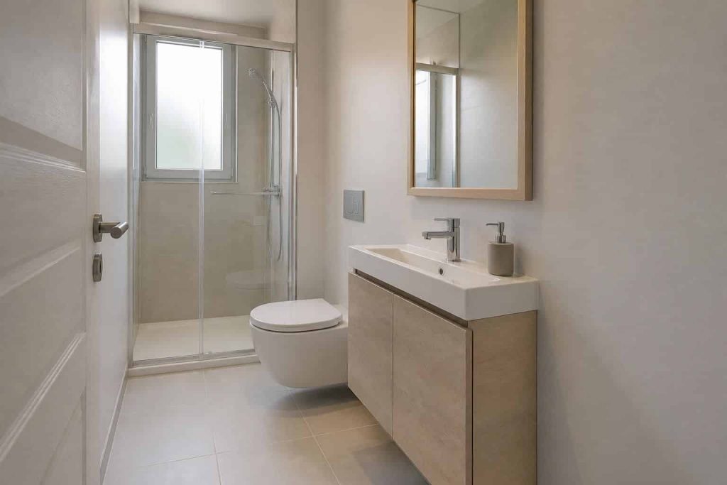 découvrez pourquoi la contrainte d'encombrement recommande un meuble de salle de bain avec 30 cm de profondeur pour optimiser l'espace sans sacrifier le rangement.
