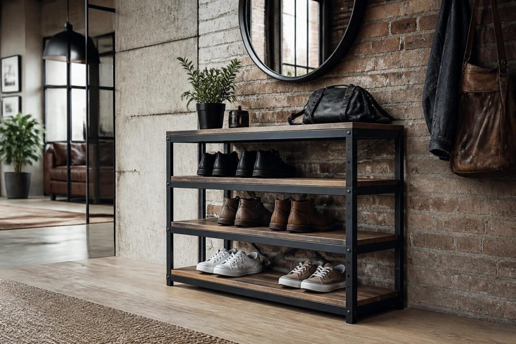 découvrez comment la décoration urbaine s'enrichit grâce à un meuble à chaussures au style industriel, alliant fonctionnalité et esthétique moderne pour un intérieur tendance.