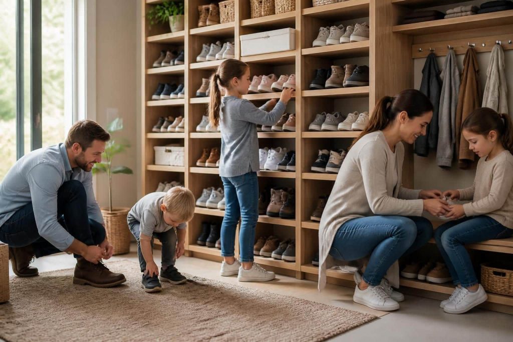 découvrez nos meubles à chaussures grande capacité, spécialement conçus pour répondre aux besoins des familles nombreuses. organisez facilement vos chaussures avec style et praticité.