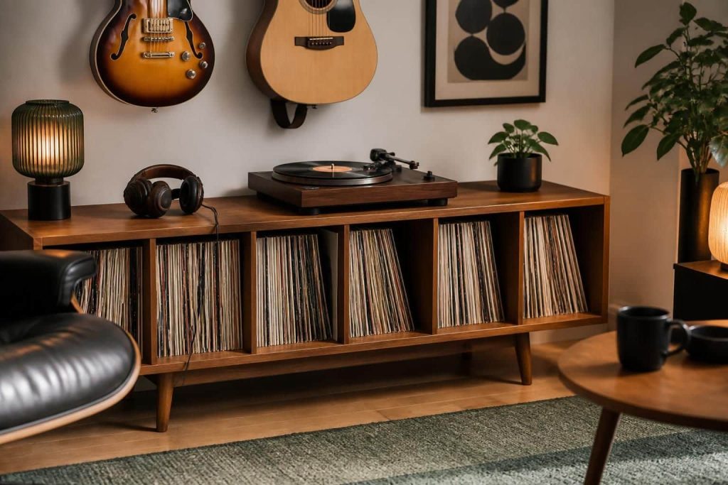 découvrez comment la passion musicale prend vie dans un meuble vinyle unique de maison du monde, alliant design et fonctionnalité pour sublimer votre collection de disques.