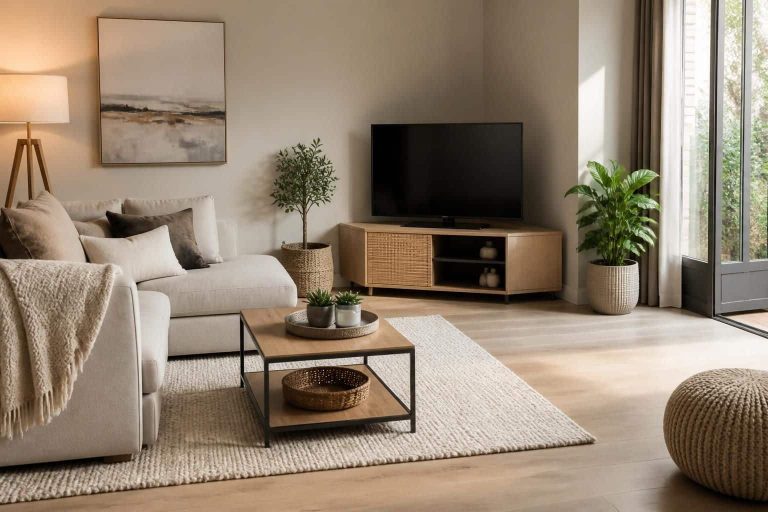 découvrez comment aménager votre salon avec le meuble tv d'angle maison du monde pour allier design et fonctionnalité.