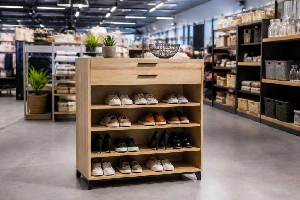 découvrez le meuble à chaussures gifi proposé par votre magasin discount, alliant qualité et prix bas pour organiser parfaitement votre entrée.