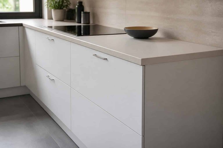 découvrez un plan de travail conçu pour accueillir un meuble de cuisine bas avec une profondeur de 50 cm, alliant fonctionnalité et optimisation de l'espace pour une cuisine pratique et élégante.