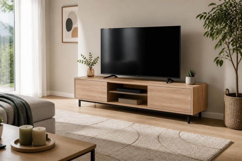 découvrez le meuble tv conforama, alliant design et fonctionnalité, disponible dans notre enseigne nationale pour sublimer votre salon.