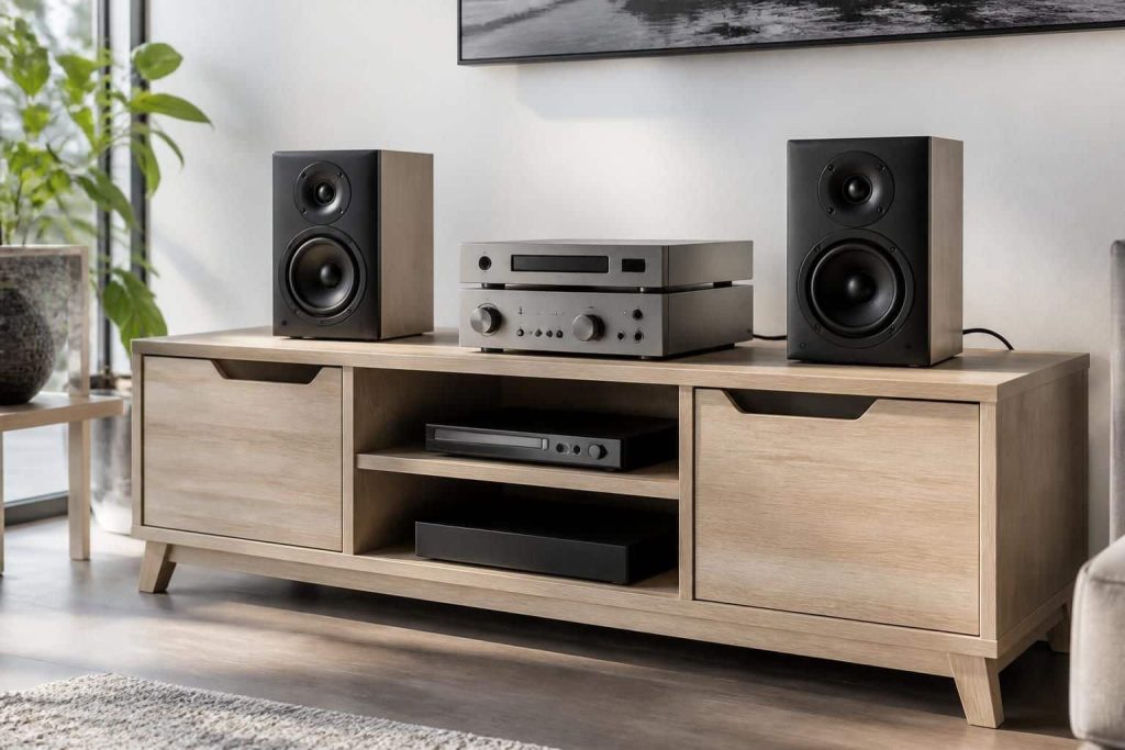 découvrez comment installer votre équipement sonore sur un meuble chaîne hi-fi conforama pour une harmonie parfaite entre design et performance audio.