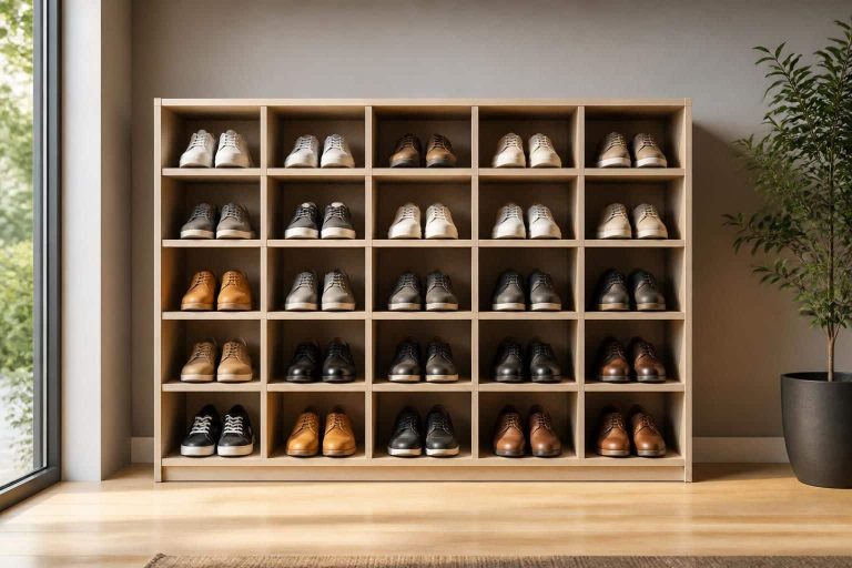 optimisez votre espace avec un meuble à chaussures pouvant accueillir 24 paires. organisez facilement toutes vos chaussures en un seul endroit, pour une maison ordonnée et élégante.
