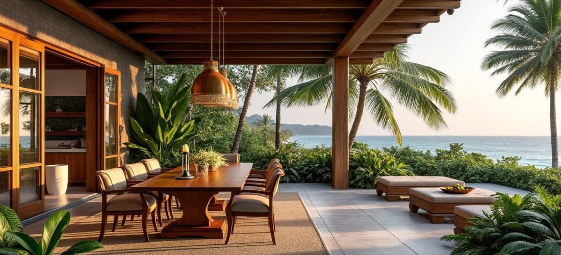 découvrez comment la décoration extérieure exotique met en valeur des essences de bois tropicales pour créer une ambiance chaleureuse et naturelle dans vos espaces extérieurs.