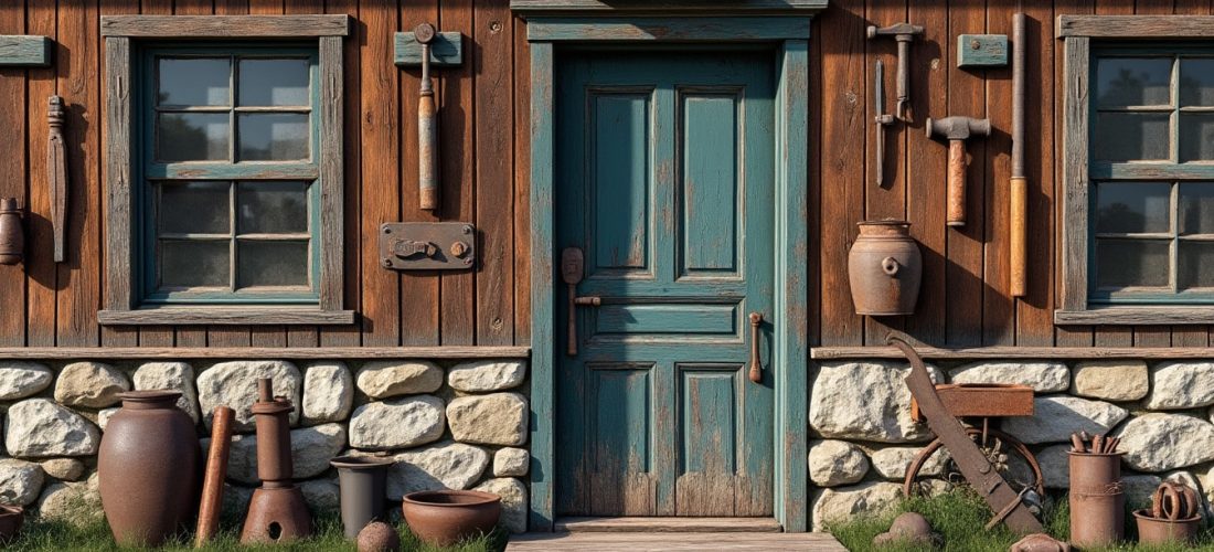 découvrez comment intégrer des vieux outils dans votre décoration extérieure rustique pour un charme authentique et chaleureux.