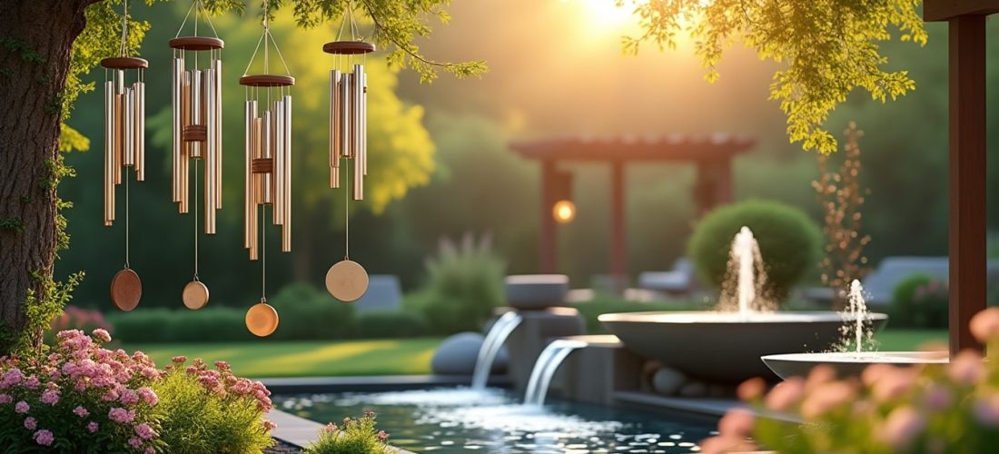 découvrez comment la décoration extérieure sonore, avec des carillons et des fontaines, transforme vos espaces extérieurs en havres de paix et de sérénité grâce aux doux sons apaisants.