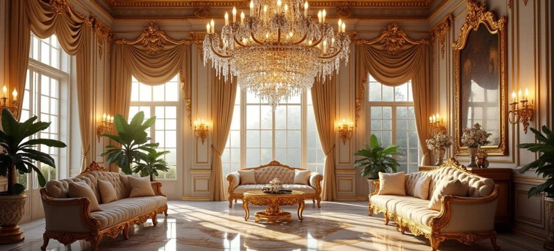 découvrez comment la décoration intérieure baroque sublime vos espaces avec des lustres à pampilles en cristal, ajoutant élégance et raffinement à votre intérieur.