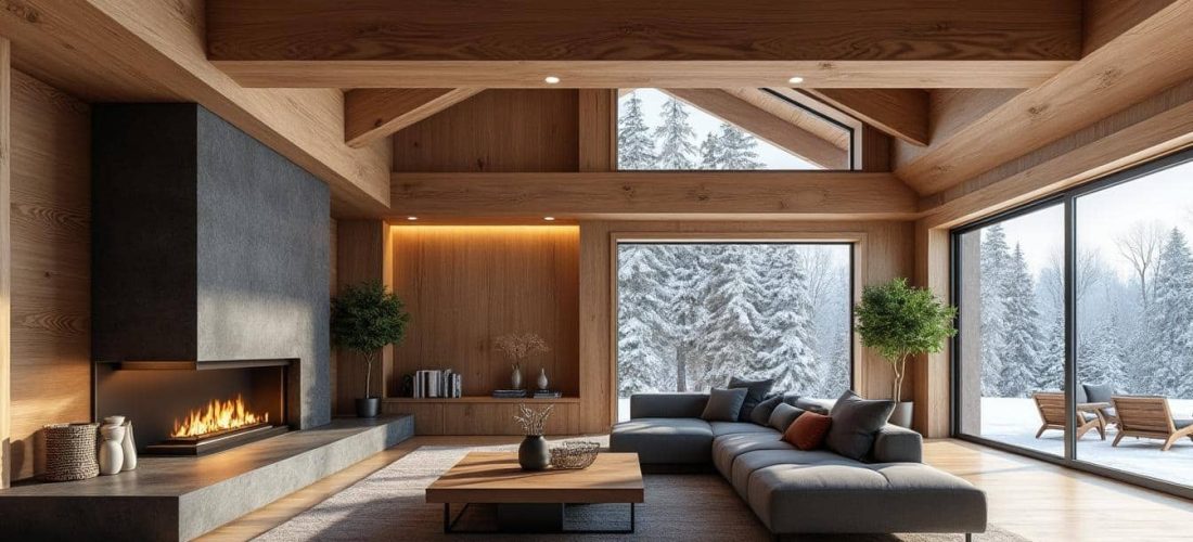 découvrez comment la décoration intérieure boisée allie charme naturel et modernité pour créer une ambiance chaleureuse de chalet contemporain.