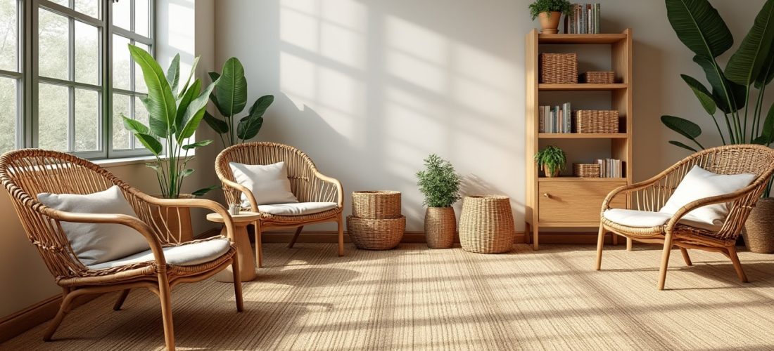 découvrez comment la décoration intérieure naturelle intègre l'osier et le jute pour un sol chaleureux et écologique, alliant esthétisme et durabilité.