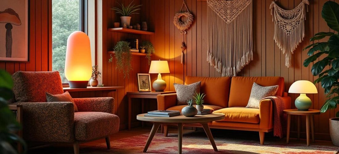 découvrez comment la décoration intérieure vintage intègre des lampes des années 70 pour créer une ambiance rétro unique et chaleureuse dans votre maison.