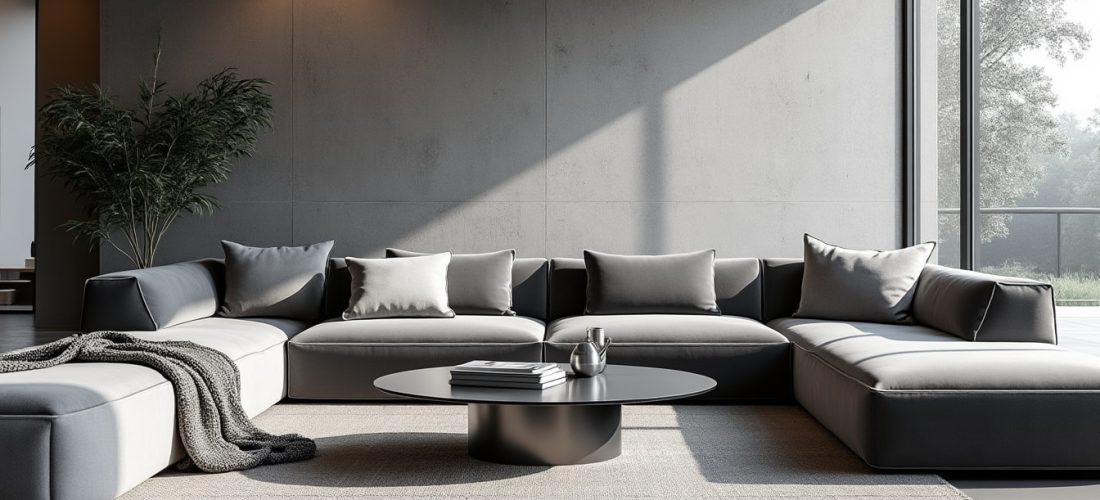 découvrez comment la décoration monochrome en nuances de gris apporte une touche d'élégance et de sophistication à votre intérieur.