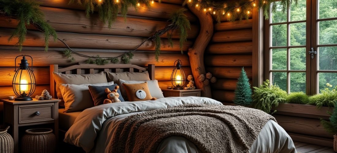 découvrez comment la décoration thématique peut transformer une chambre ordinaire en une cabane de forêt chaleureuse et immersive, idéale pour les amateurs de nature et d'aventure.
