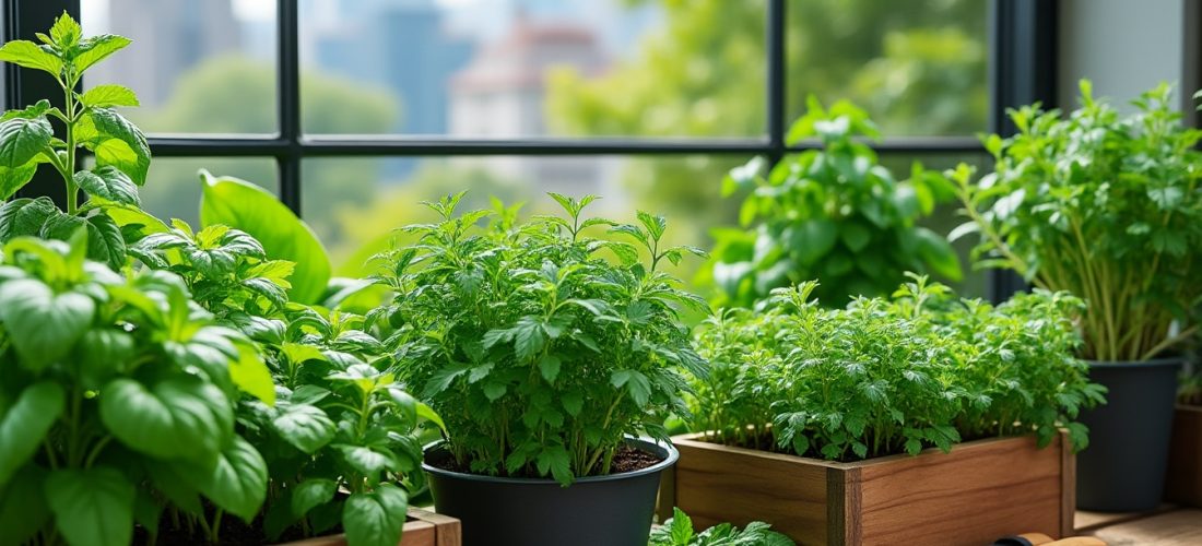 découvrez comment cultiver un jardin potager de balcon pour récolter des herbes fraîches toute l'année, même en espace limité.