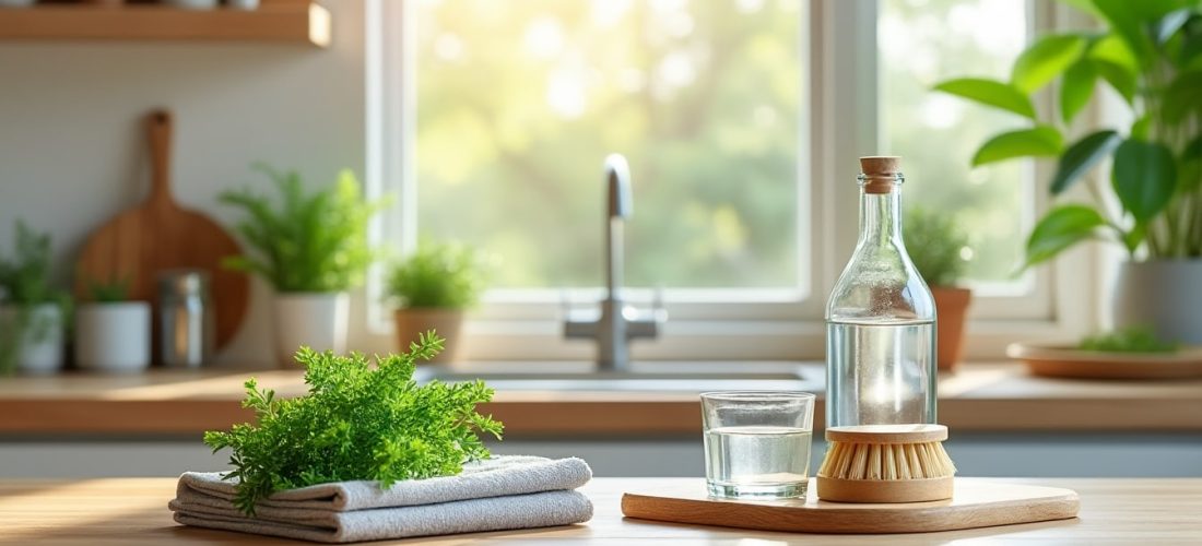 adoptez un lifestyle écolo en remplaçant vos produits d'entretien chimiques par le vinaigre, une solution naturelle, économique et efficace pour un nettoyage sain et respectueux de l'environnement.