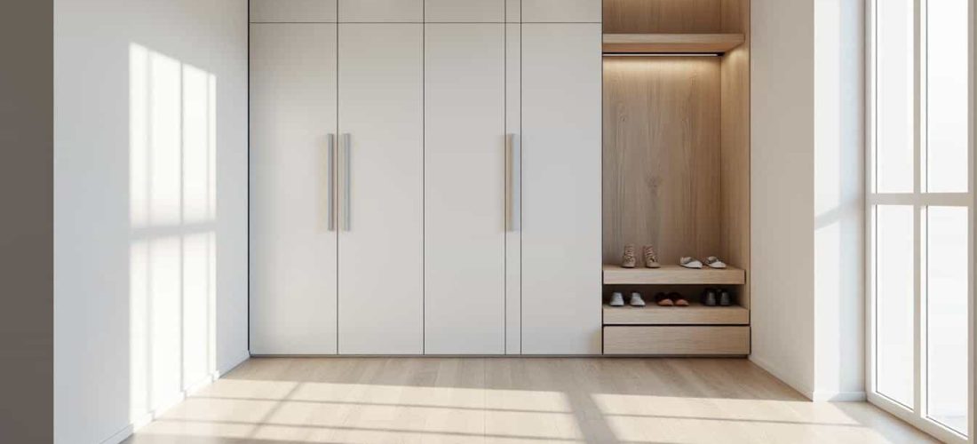 découvrez comment un meuble de rangement pour chaussures peut se fondre discrètement dans votre couloir, optimisant l'espace tout en gardant une décoration élégante et fonctionnelle.