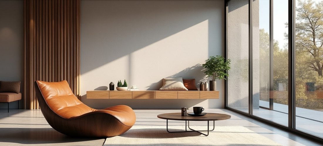 le meuble design façonne l'identité visuelle unique de votre appartement, alliant esthétique et fonctionnalité pour un intérieur moderne et élégant.