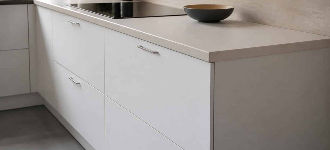 découvrez un plan de travail conçu pour accueillir un meuble de cuisine bas avec une profondeur de 50 cm, alliant fonctionnalité et optimisation de l'espace pour une cuisine pratique et élégante.