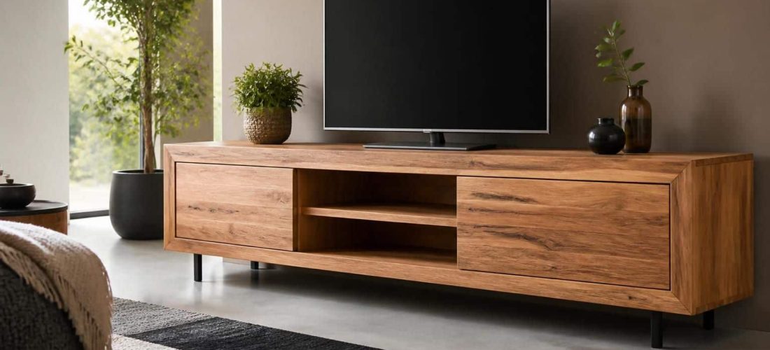 découvrez le meuble tv en bois chez conforama, une enseigne spécialisée offrant des meubles alliant qualité, design et fonctionnalité pour votre salon.