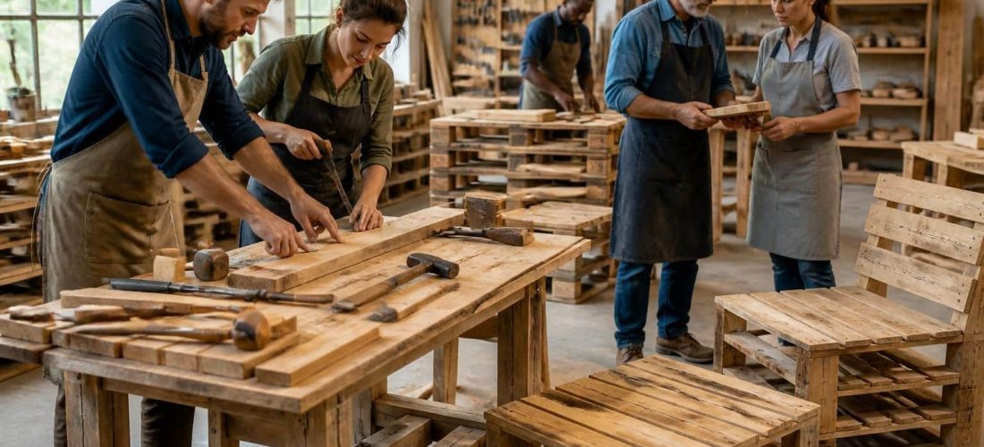 découvrez les astuces des artisans menuisiers pour fabriquer des meubles élégants et durables à partir de palettes recyclées.